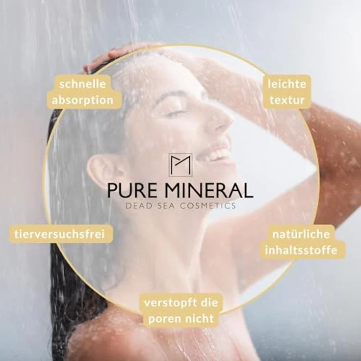 M PURE MINERAL DEAD SEA COSMETICS Pure Mineral Haarserum mit Rizinusöl, 100ml - Fördert Haarwachstum, reduziert Spliss, ohne Sulfate, Parabene und Petrolate – Bild 5