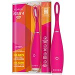 FOREO ISSA™ 4 Smile, elektrische Zahnbürste für Kinder ab 5 Jahren, schützt vor Karies, Wild Strawberry