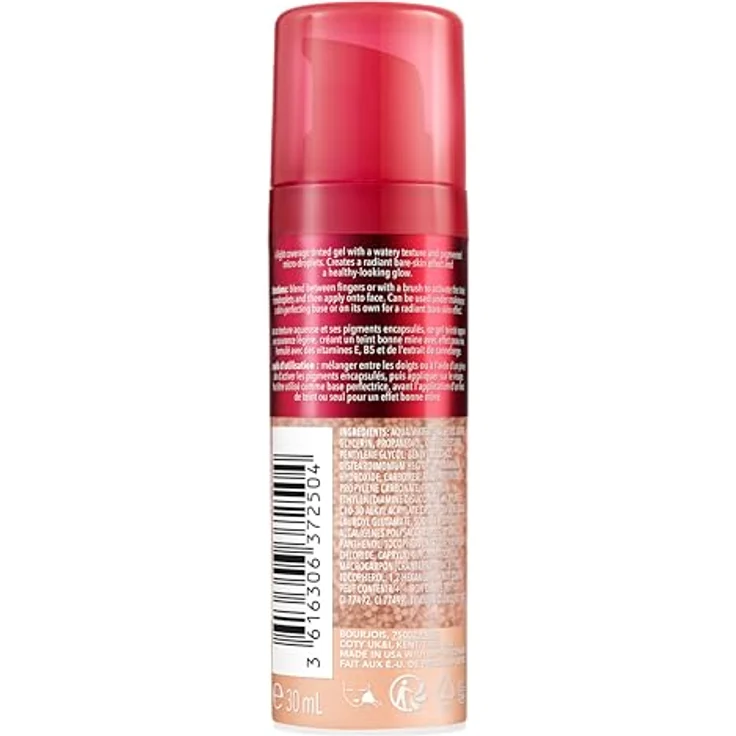 Bourjois Healthy Mix 02 Light, Glow Tint Essence, Filter-Effekt, strahlendes Finish, 30 ml, vegane Formel – Bild 3