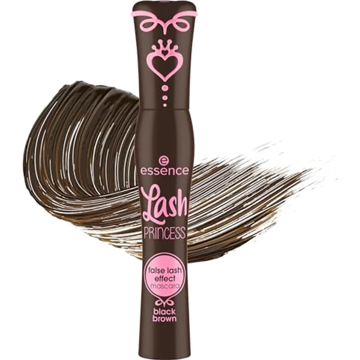 essence Lash PRINCESS false lash effect mascara black brown, volumengebend, verlängernd, definierend, vegan, ohne Mikroplastikpartikel, Nanopartikel frei, ohne Parfüm, 1er Pack (12ml) – Bild 2