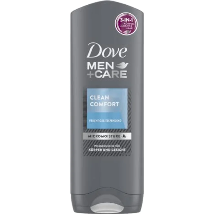 Dove Men? Duschgel für erfrischende Reinigung Clean Comfort milde Formel 250 ml – Bild 3