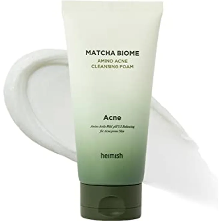 HEIMISH Matcha Biome Amino Acne Cleansing Foam, Reinigungsschaum gegen Akne, 150 g