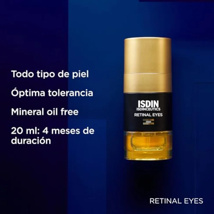 ISDIN Isdinceutics Retinal Eyes (20 ml) | Augenserum mit Retinal zur Faltenreduzierung, Verjüngung der Augenpartie und Verbesserung der Hautstraffung | Für alle Hauttypen geeignet – Bild 5