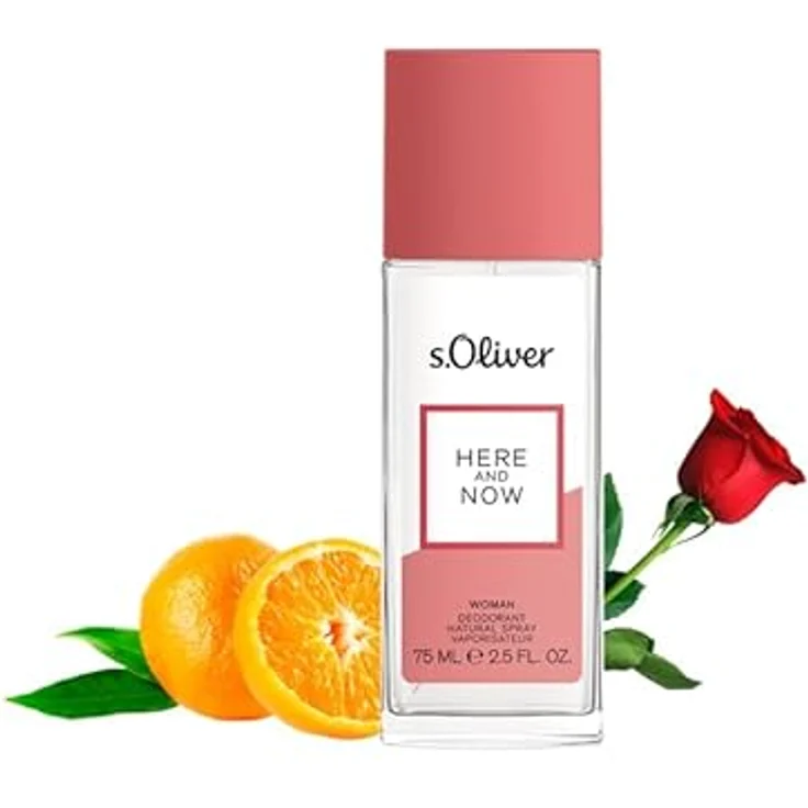 s.Oliver Here And Now Deodorant Spray, Damen-Deodorant mit belebenden Duftnoten, 75 ml – Bild 2