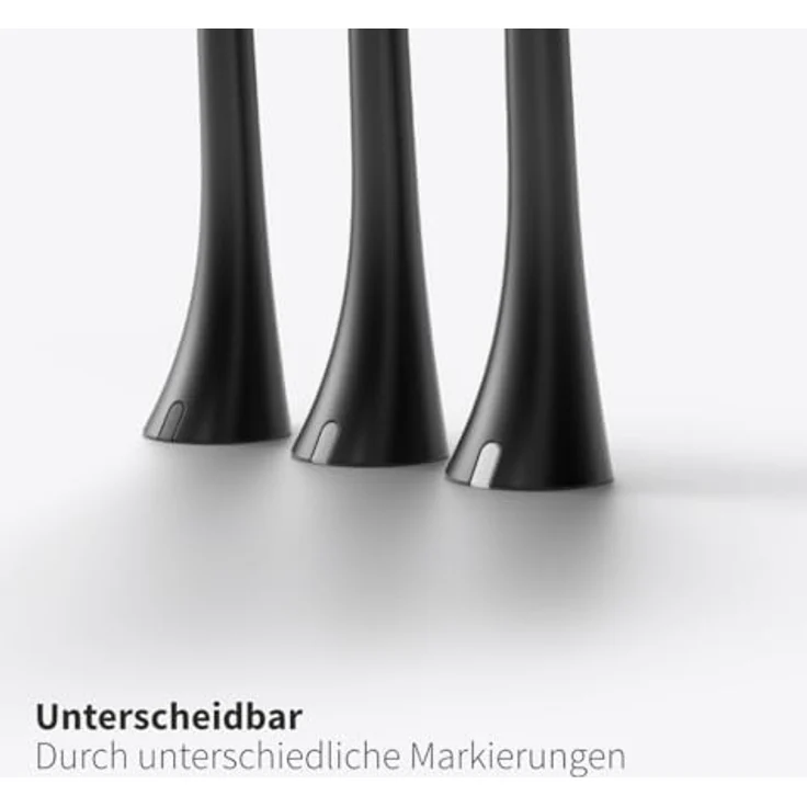 Zahnheld Gero Bürstenköpfe Medium elektrische Schallzahnbürste schwarz 3 Stück – Bild 6