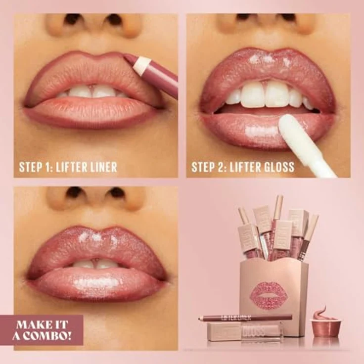 Maybelline New York Lifter Liner 013 (008 Fine Line), Lipliner mit Hyaluronsäure für voluminöse Lippen, Farbe On It – Bild 7