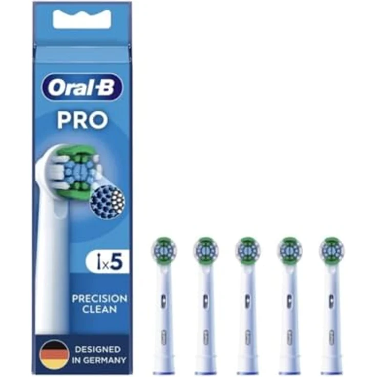 Oral-B Aufsteckbürsten Pro Precision Clean, X-förmige Borsten, grün – Bild 3