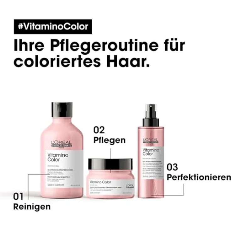 L'Oréal Serie Expert Vitamino Color Shampoo 500 ml empfohlen für Damen und Herren – Bild 6