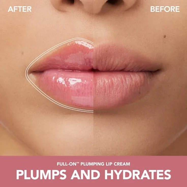 BUXOM Full-On Plumping Lip Cream Lipgloss 4,2 ml mit intensiv glänzender Farbe und prickelndem Finish, Farbe: PINK LADY – Bild 4