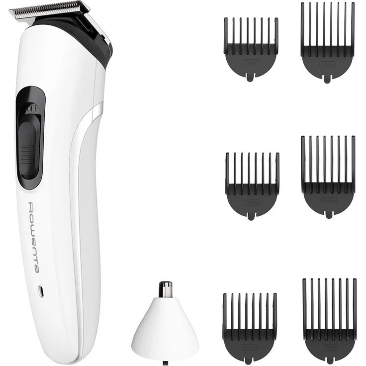 Rowenta Trim & Style 8-in-1 Trimmer, Multi-Zubehör mit rostfreien Stahlklingen, kabellos mit 60 Minuten Laufzeit