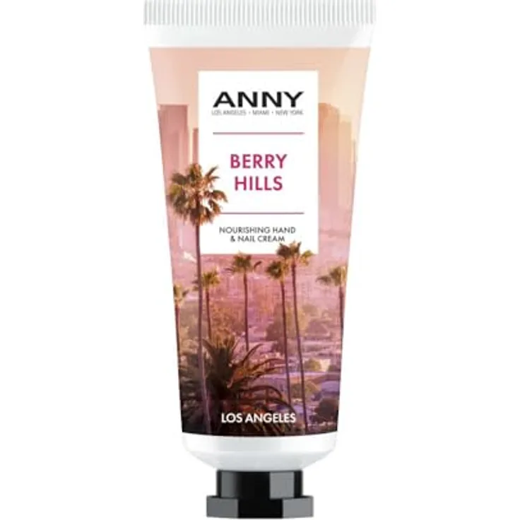 ANNY Nourishing Hand & Nail Cream Berry Hills, Shea Butter Handcreme mit Panthenol & Keratin, pflegt trockene Hände - 75 ml