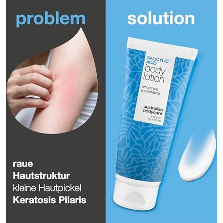 Australian Bodycare Bodylotion gegen Reibeisenhaut, glättend mit Salicylsäure, Niacinamide und Zink PCA, 250 ml – Bild 2