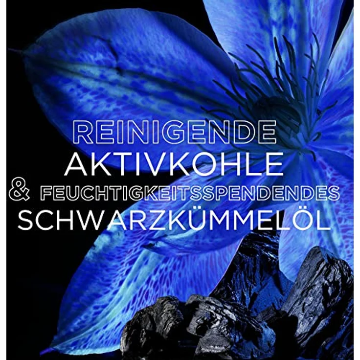 Garnier Wahre Schätze Ausgleichende Charcoal Haarmaske, Haarkur für Schnell Fettende Kopfhaut und Trockene Haarlängen, Aktivkohle und Schwarzkümmelöl, 340 ml (1er Pack) – Bild 4