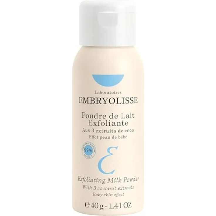 Embryolisse POUDRE DE LAIT EXFOLIANTE, Peelingpuder zur Gesichtsreinigung, 40 g, sanfte Entfernung abgestorbener Hautzellen – Bild 1