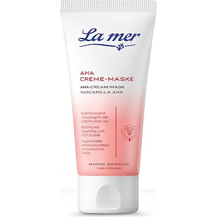 La mer AHA-Creme-Maske - Erfrischende Effekt-Maske für das Gesicht - Unterstützt die Hauterneuerung - Stark feuchtigkeitsbindend und aufpolsternd - Mit milden Fruchtsäuren - 50 ml