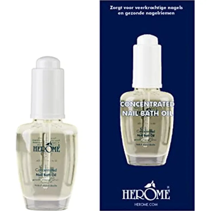Herome Pflegenagelölbad (Concentrated Nail Bath Oil) - bekämpft taube, trockene und harte Nägel, die leicht brechen - ein guter Anfang für eine Manikürebehandlung. - 30ml.