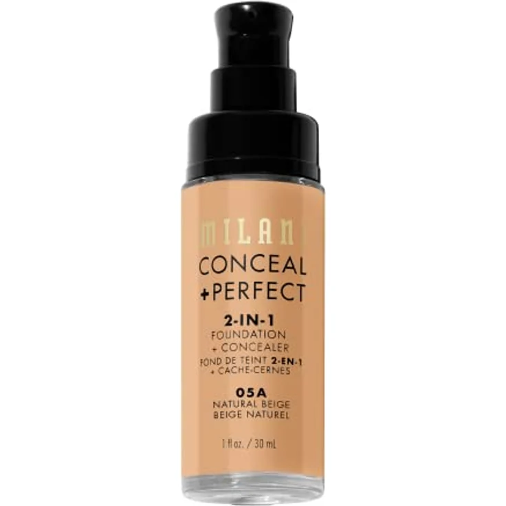 Milani Conceal + Perfect 2-In-1 Foundation + Concealer, Hautfarbe Natural Beige, 30 ml – Bild 4