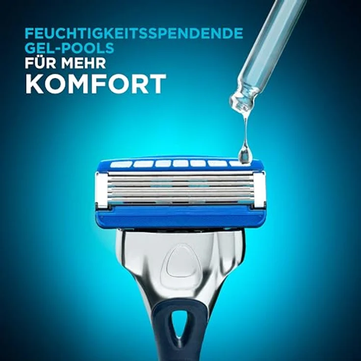 Wilkinson Hydro 5 Skin Protection Regular Rasierer + Ersatzklingen 8 Stück – Bild 5
