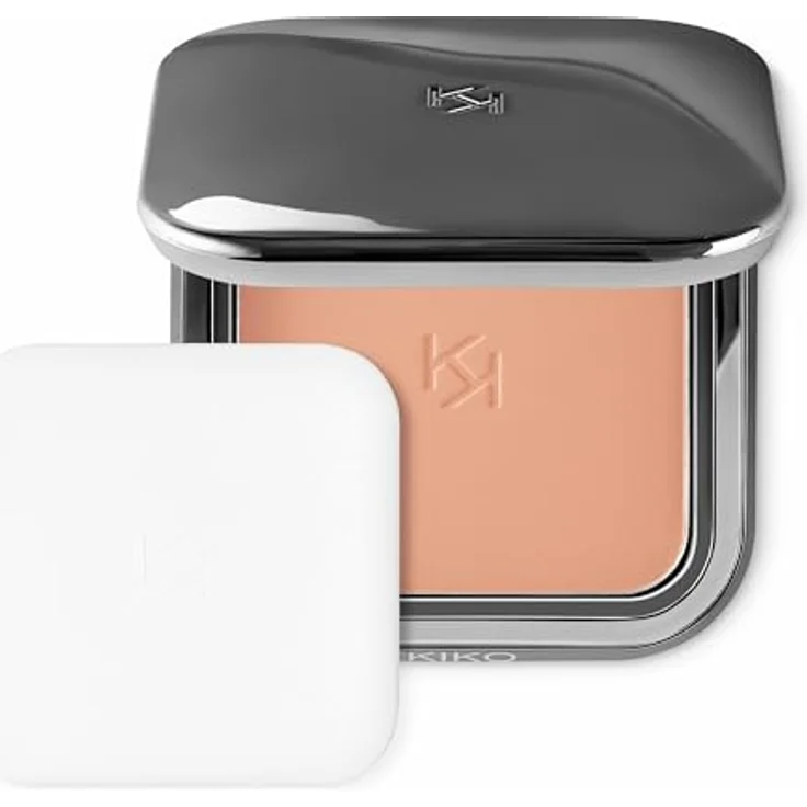 KIKO Milano Matte Fusion Kompaktpuder, mattierend in Farbton 09 Vanilla, 12 g – Bild 1