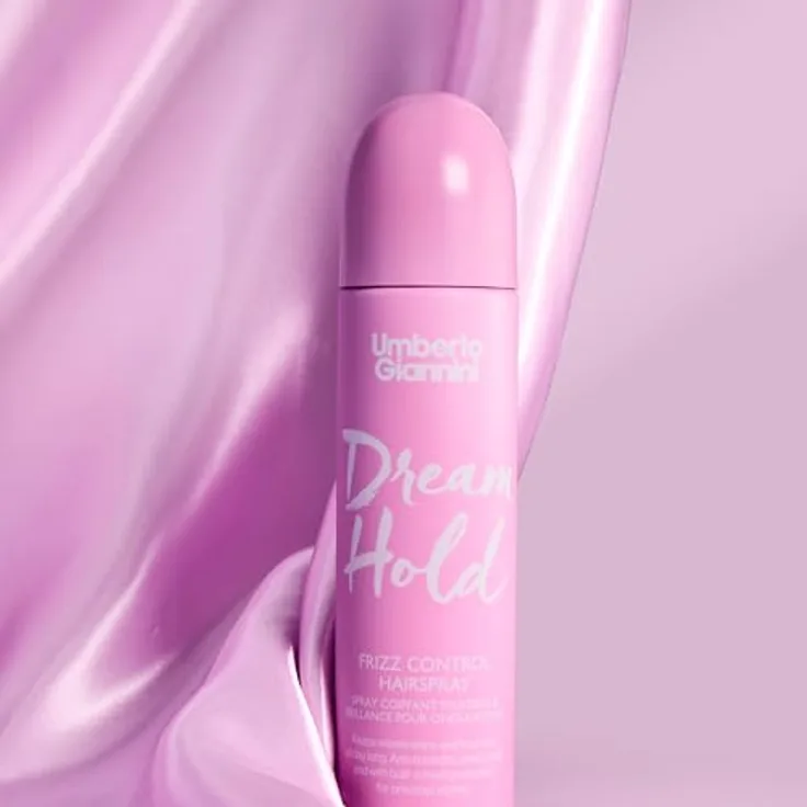 Umberto Giannini Dreamy Waves Frizz Control Hairspray, 200 ml, leichtes Haarspray mit starkem Halt, kontrolliert Frizz, Hitzebeständigkeit bis 210 °C, vegan