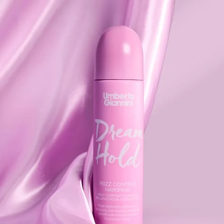 Umberto Giannini Dreamy Waves Frizz Control Hairspray, 200 ml, leichtes Haarspray mit starkem Halt, kontrolliert Frizz, Hitzebeständigkeit bis 210 °C, vegan – Bild 1