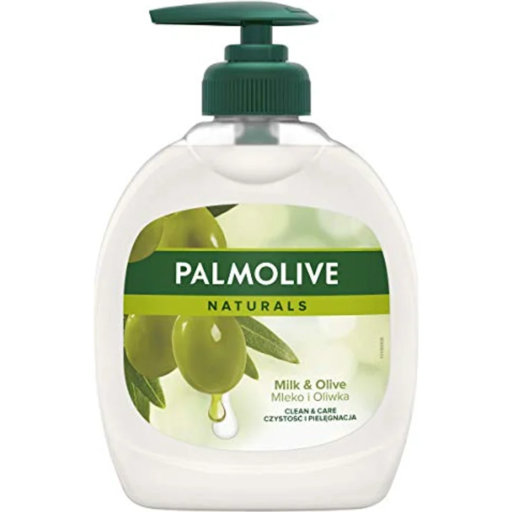 Palmolive Naturals Milk & Olive Creme Flüssigseife mit Dosierer, 300 ml – Bild 2