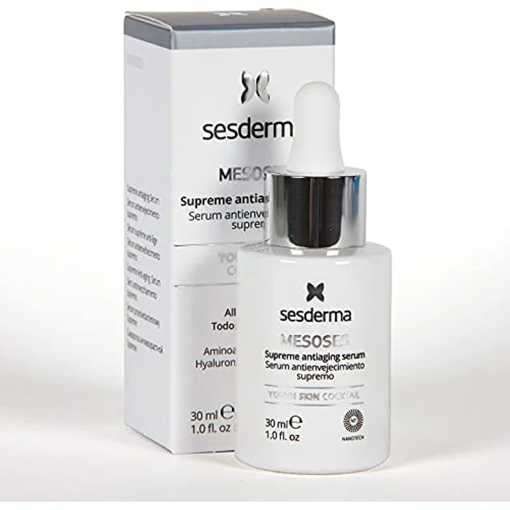 SESDERMA Mesoses Liposomales Serum Intensives Anti-Ageing Serum Verbessert das Aussehen der Haut Junge Haut Feuchtigkeitsspendend Aminosäuren Verzögert die Zeichen der Hautalterung 30 ml – Bild 1