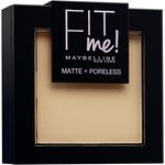 Maybelline Fit Me! Matte + Poreless Powder Nr. 220 Natural beige, mattierendes Puder, passt sich dem Hautton an, 16 g