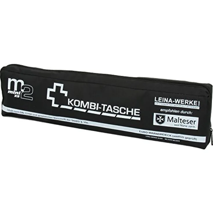 Leina-Werke 14018 Mini-Kombitasche M2 ohne Klett, XS, Schwarz/Weiß