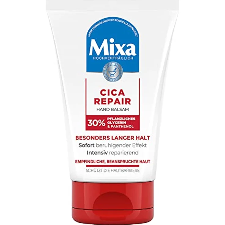 Mixa Cica Repair Hand Balsam, feuchtigkeitsspendende und intensiv reparierende Handcreme, 50 ml – Bild 1