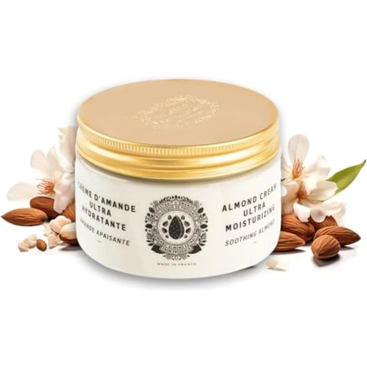 Panier des Sens Ultra-Feuchtigkeitsspendende Sheabutter Körpercreme Mandel, 250ml - Für trockene Haut, 99% natürliche Inhaltsstoffe, Made in France – Bild 1