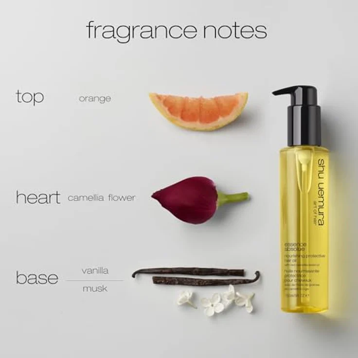Shu Uemura Essence Absolue Haaröl, Für trockenes Haar, Mit Kamilienöl, Spendet Feuchtigkeit und UV-Schutz, 150 ml – Bild 5