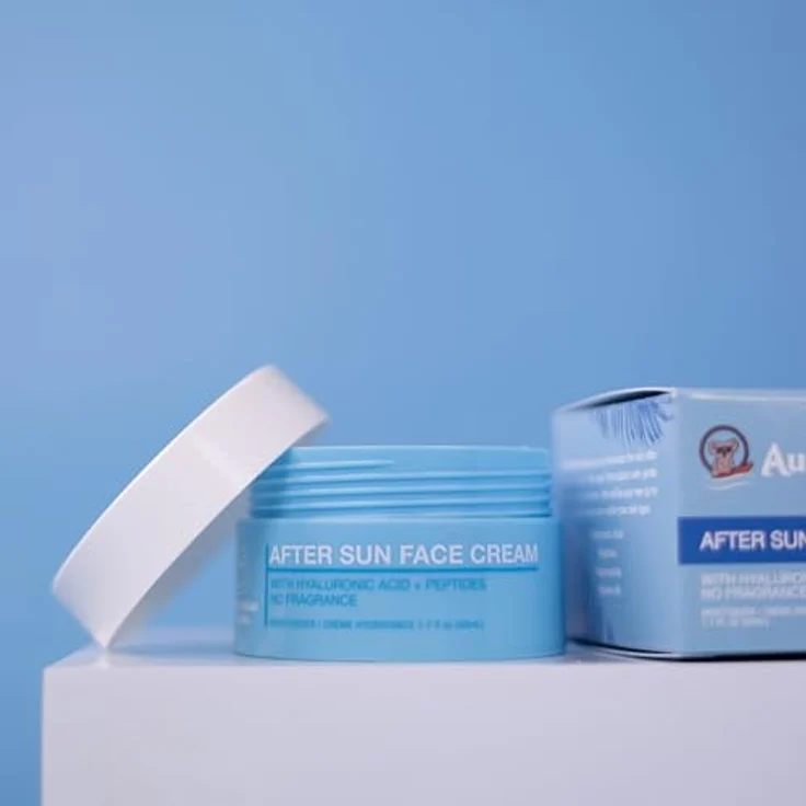 Australian Gold After Sun Creme für das Gesicht, 50 ml, feuchtigkeitsspendende After-Sun-Pflege mit kühlender Wirkung – Bild 4
