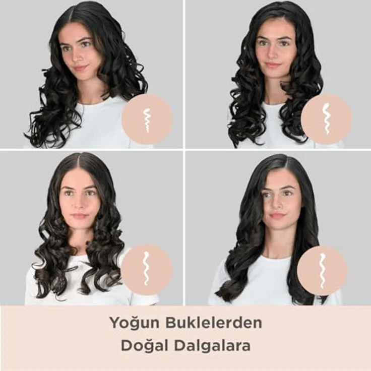 BaByliss C6688E Style Secret Air, Glätt- und Lockenstab mit Auto-Curl-Technologie, 4 Temperatureinstellungen, Hitzeschutzmatte – Bild 6