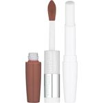 Maybelline Superstay 24H Color Lippenstift, 5 g in Soft Taupe - langanhaltende, kussechte Farbe mit intensiver Pflege