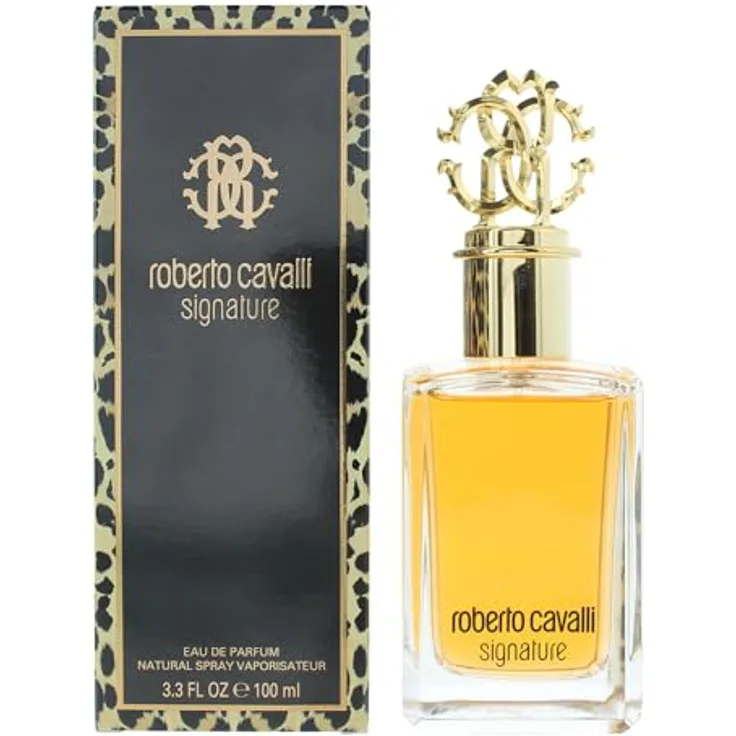 Roberto Cavalli Signature for Her Eau de Parfum, für Damen, 100 ml - Bernsteinfarbener blumiger Duft