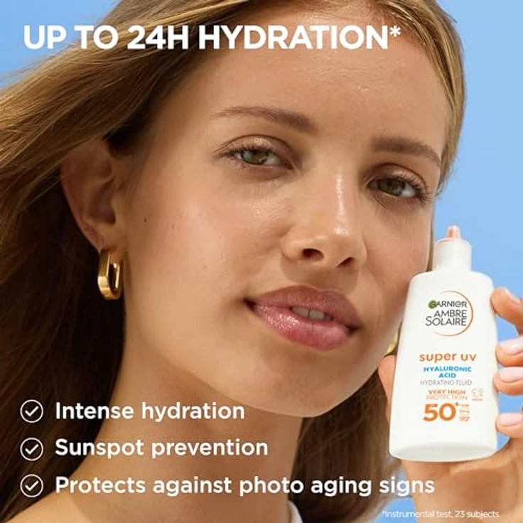Garnier Ambre Solaire Super UV Protection Fluid SPF50+ Schützendes Sonnenfluid für Gesicht 40 ml - Preisvergleich – Bild 7
