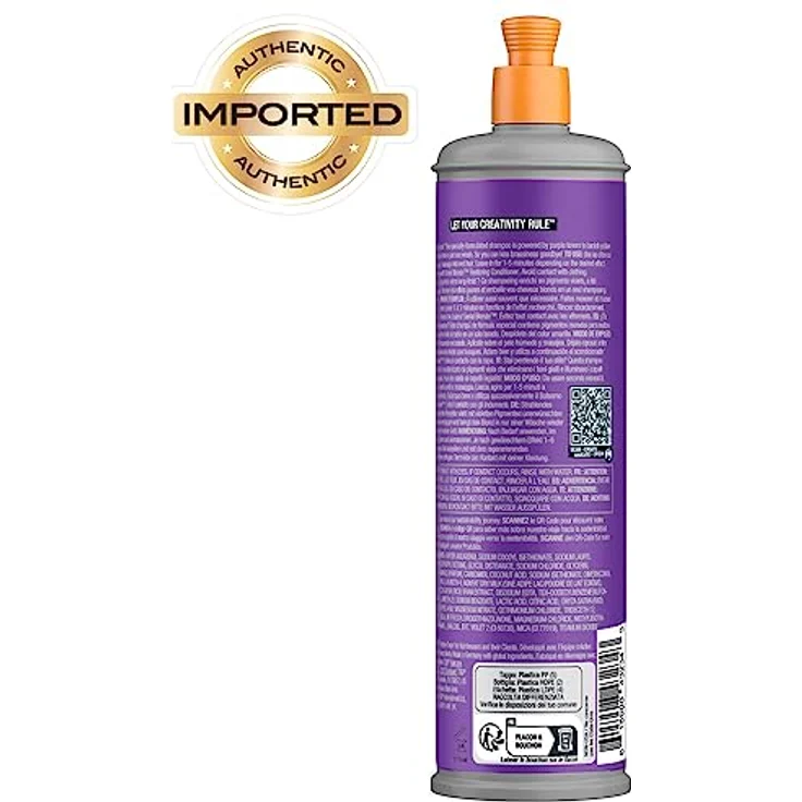 Tigi Bed Head Serial Blonde Purple Toning Shampoo gegen Gelbstich in blondem Haar 400 ml – Bild 4