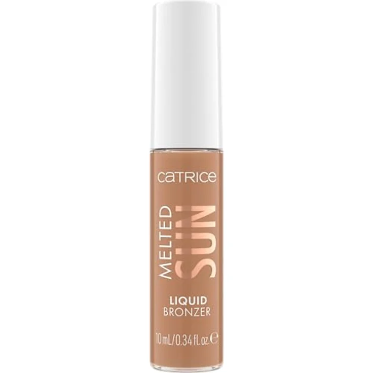 Catrice Melted Sun Liquid Bronzer, Nr. 015, Braun, langanhaltend, definierend, hochpigmentiert, natürlich, matt, vegan, ölfrei, ohne Parfüm, ohne Alkohol (10ml) – Bild 2