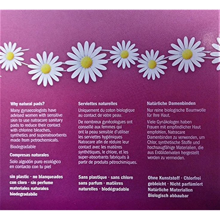 Natracare 3 x Organische Ultra Extra Pads 12 Normal, biologisch abbaubar und kompostierbar, für starke Strömung – Bild 2