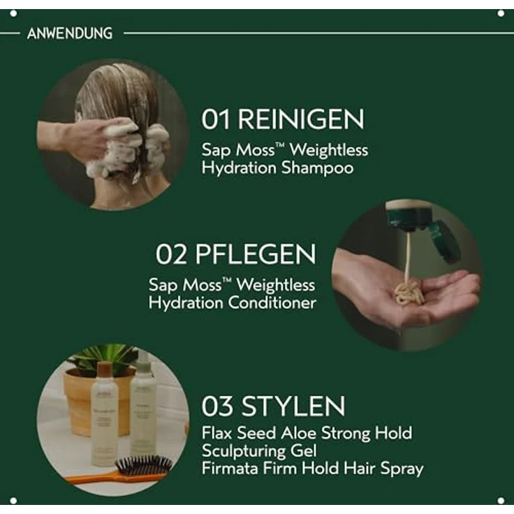 Aveda Sap Moss Weightless Hydration Shampoo 200 ml – Bild 7