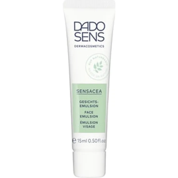 Dado Sens Sensacea Gesichtsemulsion, Tagescreme für hypersensible Haut & Couperose, 15 ml Reisegröße, beruhigend und feuchtigkeitsspendend