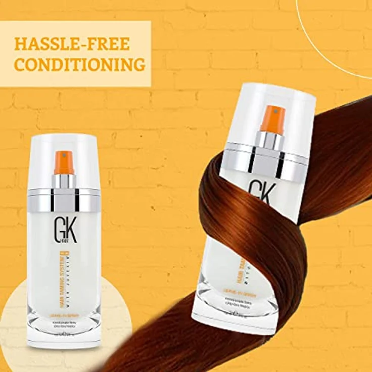 GK Hair Leave In Conditioner, glättender spülungsfreier Conditioner für leichte Kämmbarkeit, 120 ml – Bild 2