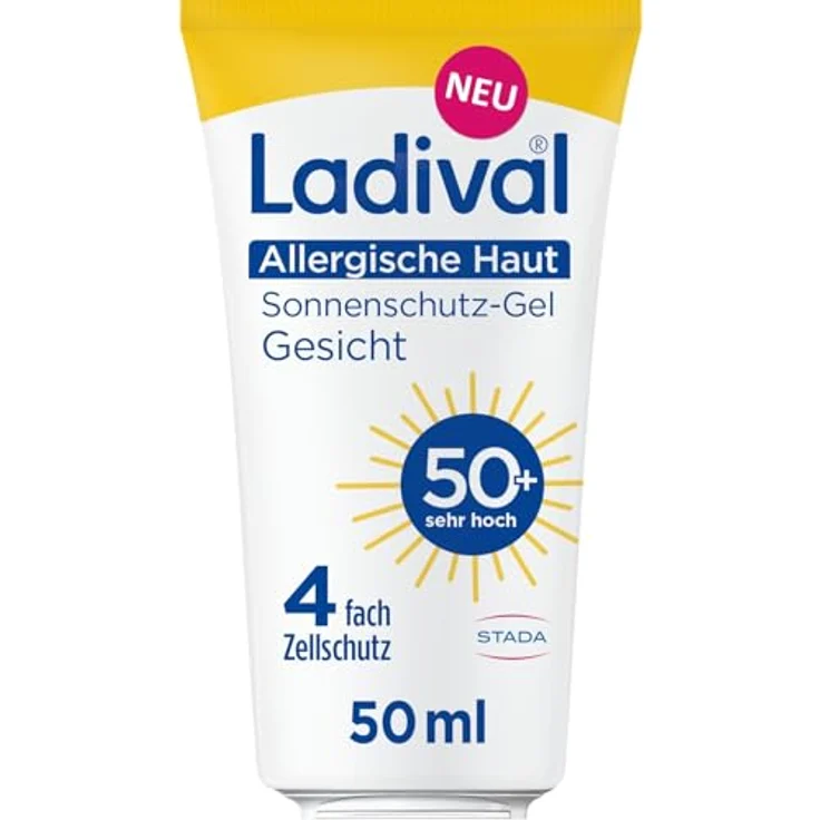 Ladival allergische Haut Gel Gesicht LSF 50+, 50 ml Sonnenschutzmittel für empfindliche Haut – Bild 1