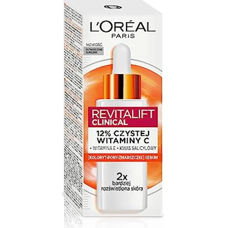 L'Oréal Paris Revitalift Clinical Gesichtsserum mit 12% reinem Vitamin C, Vitamin E und Salicylsäure, 30ml - Aufhellend und feuchtigkeitsspendend – Bild 3