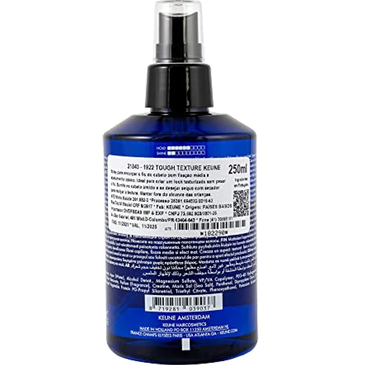 KEUNE 1922 Distillied for Men Tough Texture, Thickening Spray mit mittlerem Halt und mattem Finish, 250 ml – Bild 3