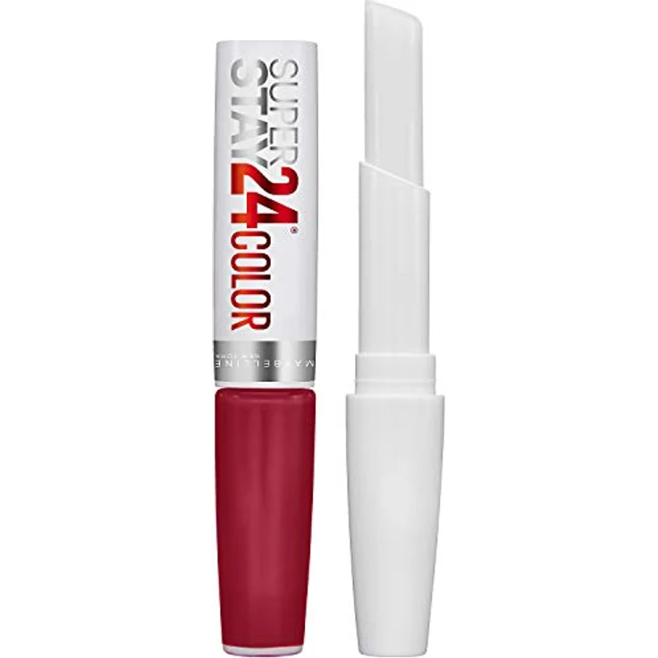 Maybelline New York Lippenstift, Super Stay 24H Optic Brights, Flüssig und langanhaltend, Nr. 870 Optic Ruby, 5g – Bild 3