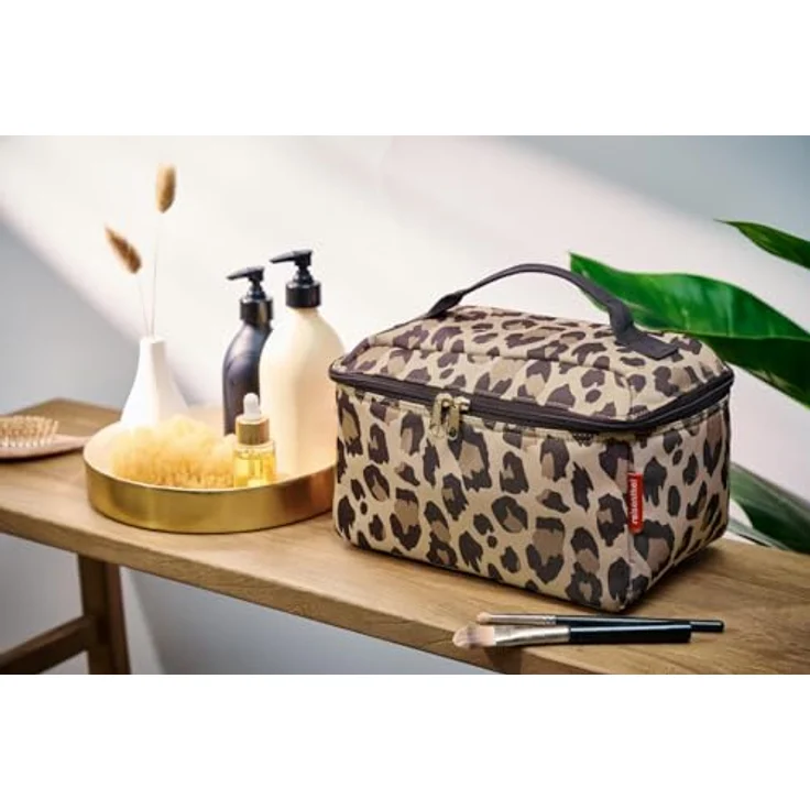 reisenthel beautycase - Quadratischer Kulturbeutel Leo Macchiato, Gepäckorganisator, Kosmetiktasche – Bild 5