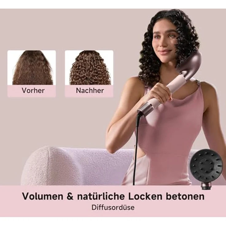 Dreame AirStyle Era Multi-Styler 2026, 8-in-1 Airflow-Styling, schnelles Trocknen, Glätten, Locken und Volumen, Kaltluftfunktion, keine Hitzeschäden, für alle Haartypen – Bild 5