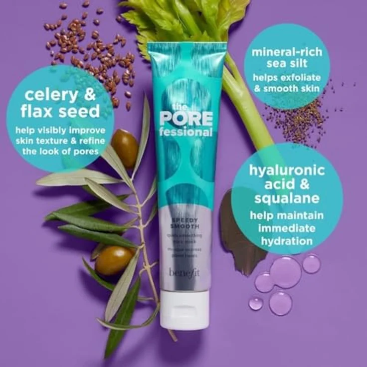 Benefit The POREfessional Speedy Smooth Pore Mask, Gesichtsmaske zur Porenverfeinerung, 75g – Bild 3